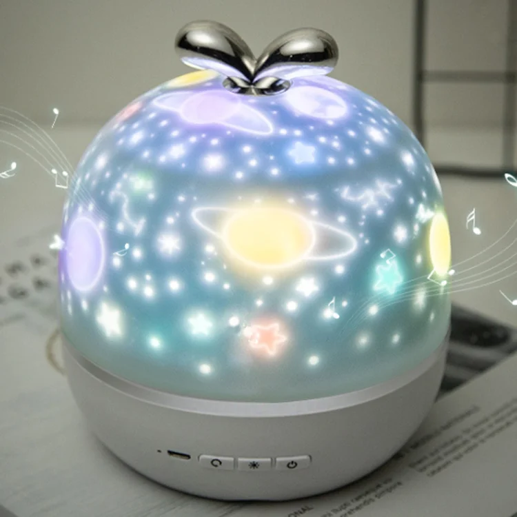 LED animal Star kids Projector Night Lamp music box Sky Light  Galaxy Starry Night Light