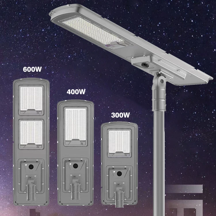 Hot Sale Ip65 Waterproof Integrated Led Lamp Outdoor Road Lampara 300w Solar Led Street Light