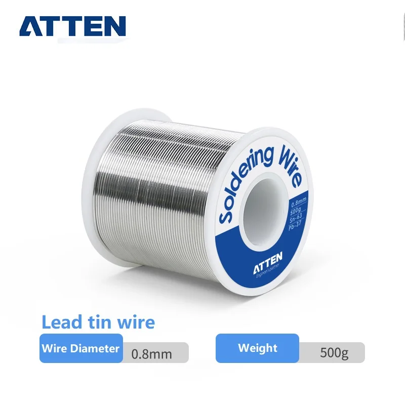 0.5mm/0.8mm/1.0mm 500g 63/37 Lead Tin Wire Flux-cored Wire Solder Wire