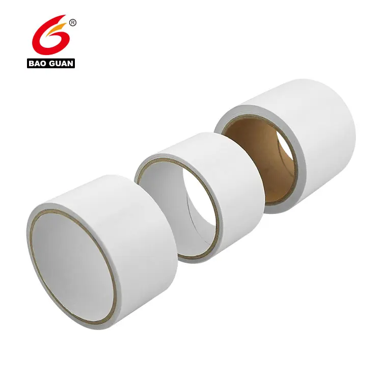 Best Selling Waterproof Solvent Acrylic No Carrier Double Sided Tissue Adhesive Tape With Release Paper Sticky Double Sided Tape