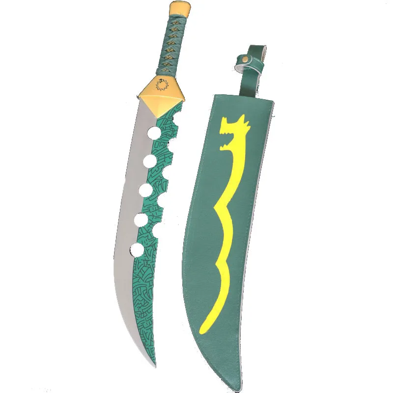 The Seven Deadly Sins Meliodas Lost Bane Japanese Anime Cosplay Safety Swords Knife Toy