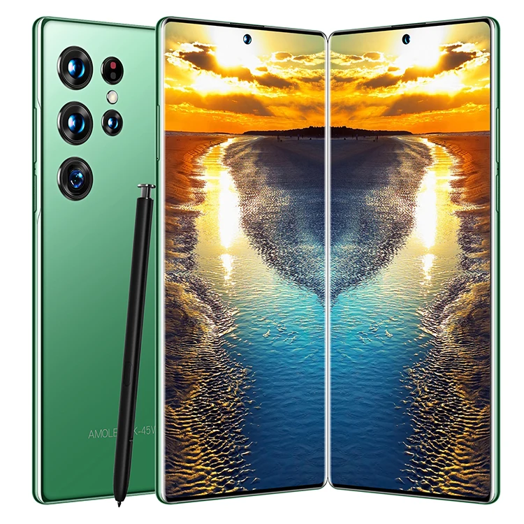 Wholesale S22 Ultra smart phone 7.3inch HD Full Screen 16gb+ 1TB Dual SIM Mobile Phone Android 3g 4g 5g Android Smartphone