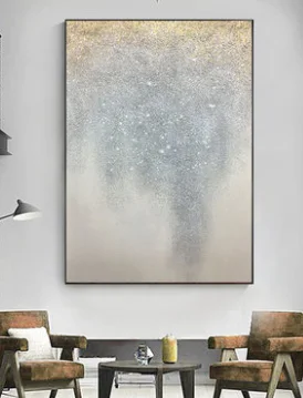 2022 new Wall Art Space Hot sale Hand Painted Wooden Frame Modern Canvas Painting Home Decors Abstract Oil Painting