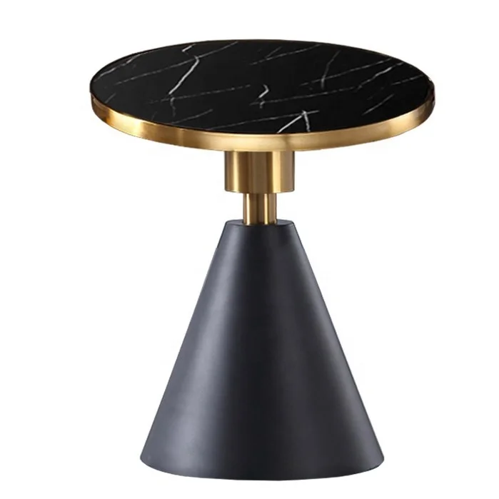 Muchun furniture Custom-made round marble metal side tables for living room modern