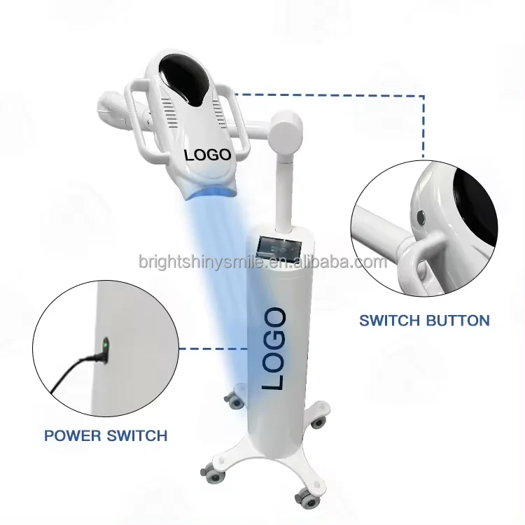 60W Clinic Salon White LED Light Teeth Whitening Lamp Tooth Bleaching Teeth Whitening Machine for Professional Use