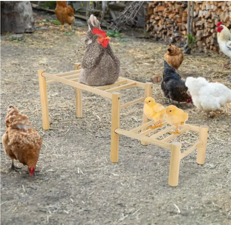custom Chicken Perch Chicken Roosting Ladder Coop Roosting Bar Jungle Gym Chicken Toys for Hen Poultry