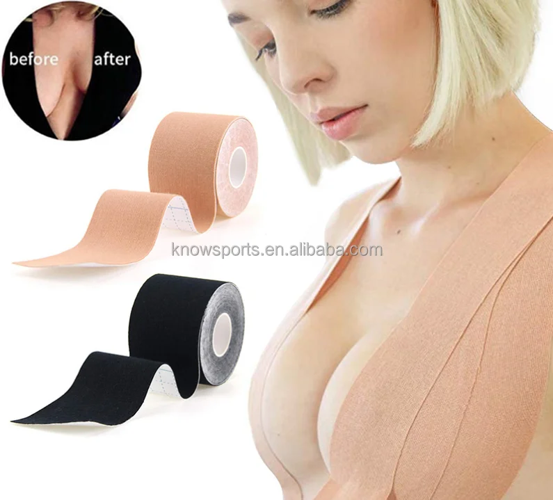 2023 hot sale for Tit Lift Tape Push Up Stick Bra Boob lift tape for D-H cup buy kinesiology tape