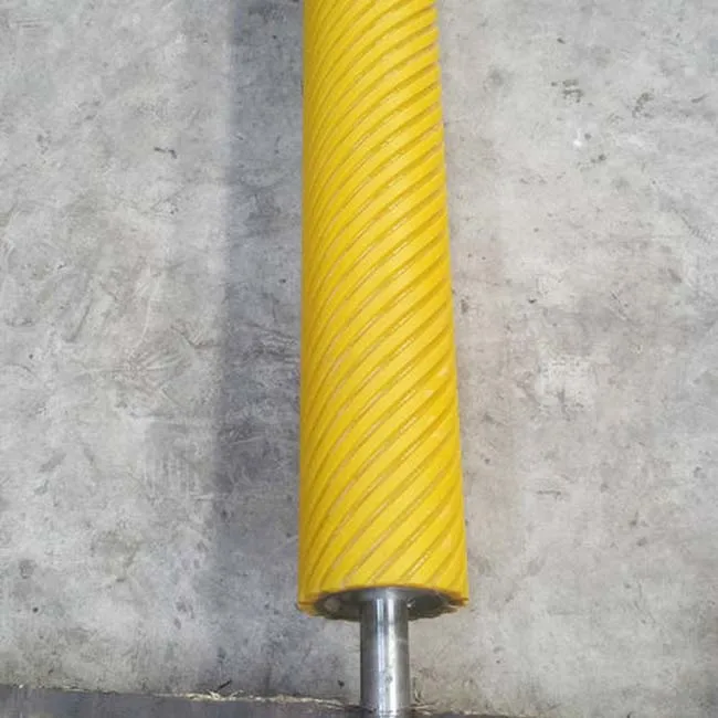 Vulcanized Rubber Coated Hand Roller For Printing And Conveyor System
