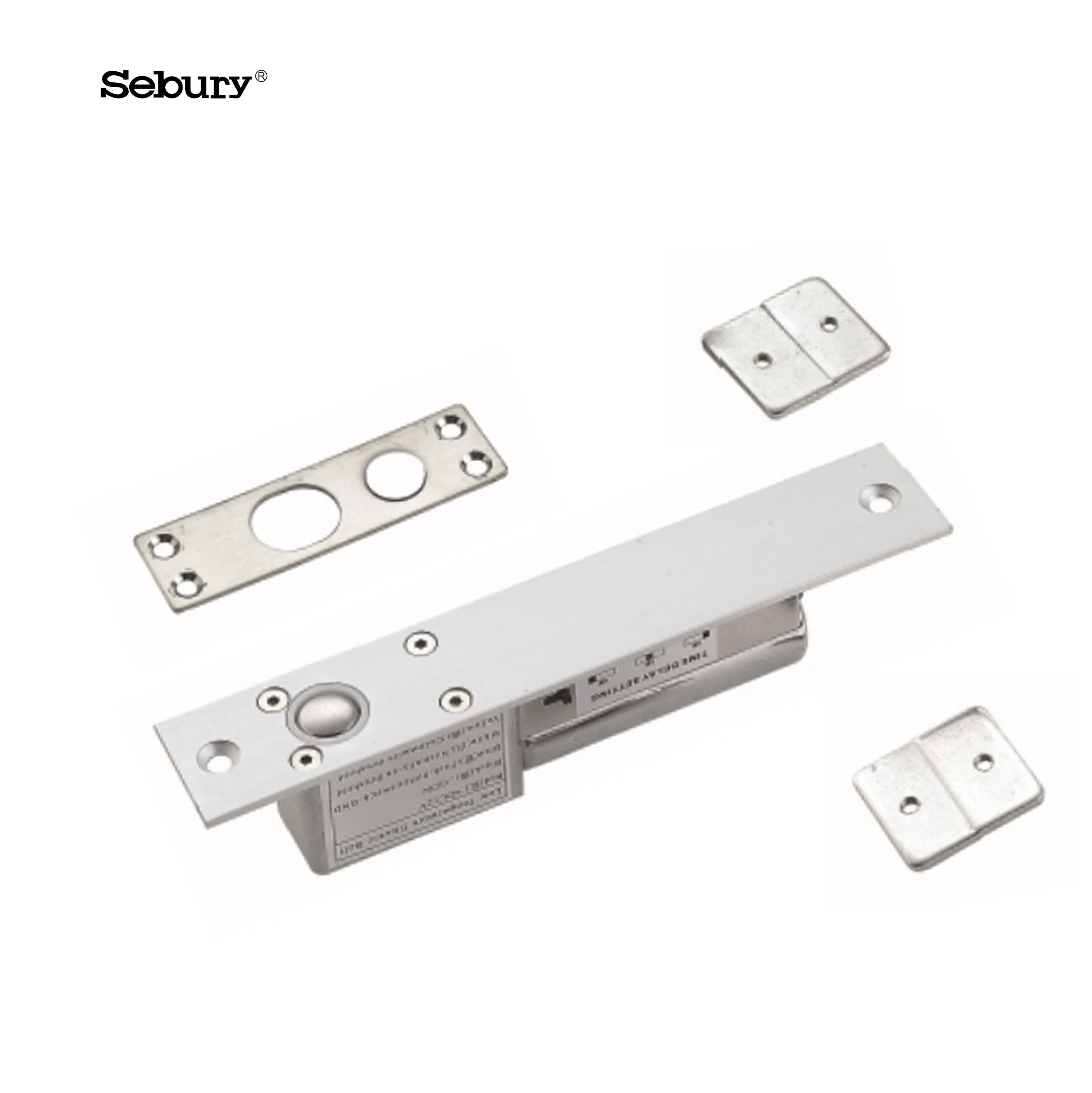 Sebury высокое качество узкая панель Временная задержка Электрический Болт с отверстием безопасный офисный дверной