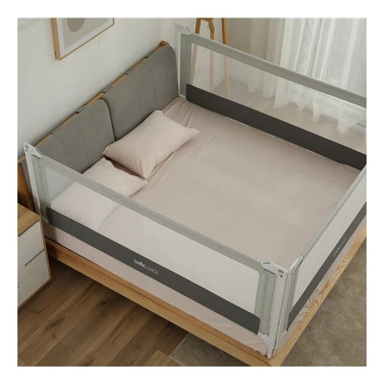 Luxury baby bed rail, grey guard rail inflatable bed rail
