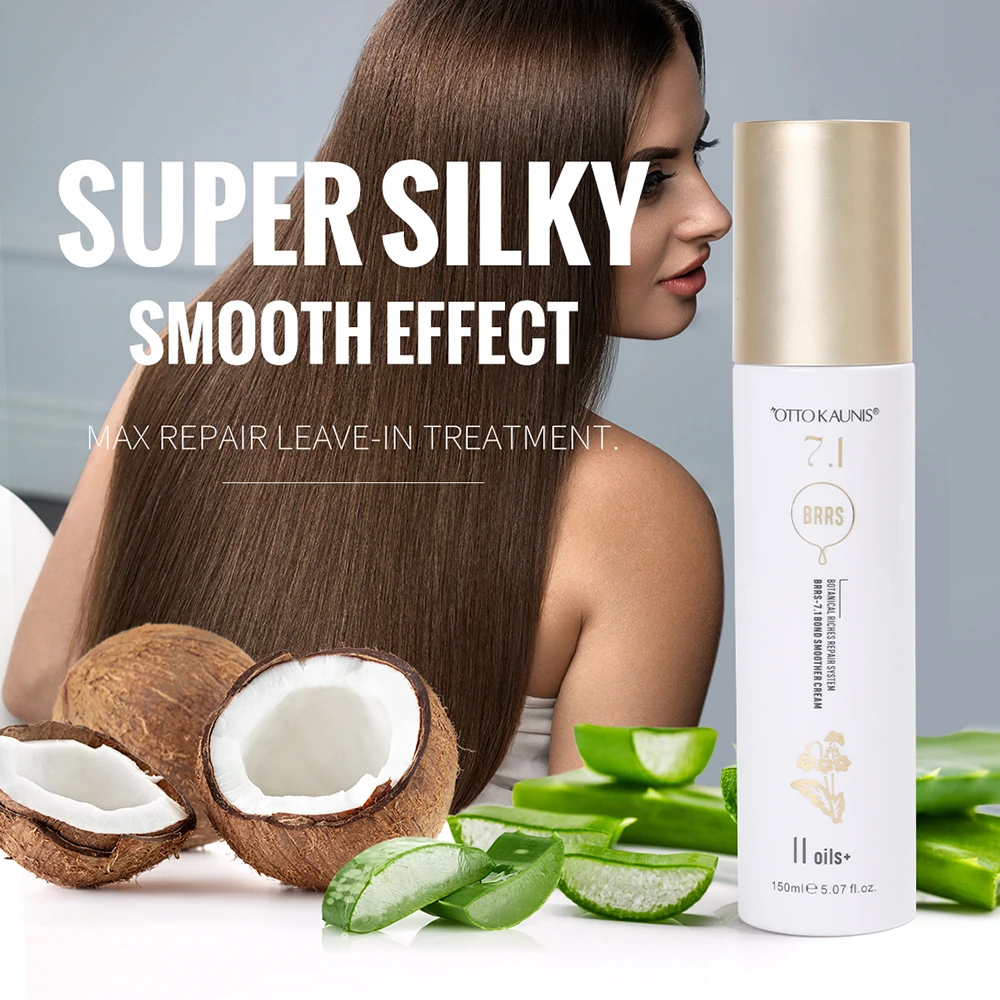 OTTO KAUNIS Bond Smoother Hair Cream 150ml Max Repair Leave-in Treatment With 11 Oils BOTANICAL RICHES REPAIR SYSTEM