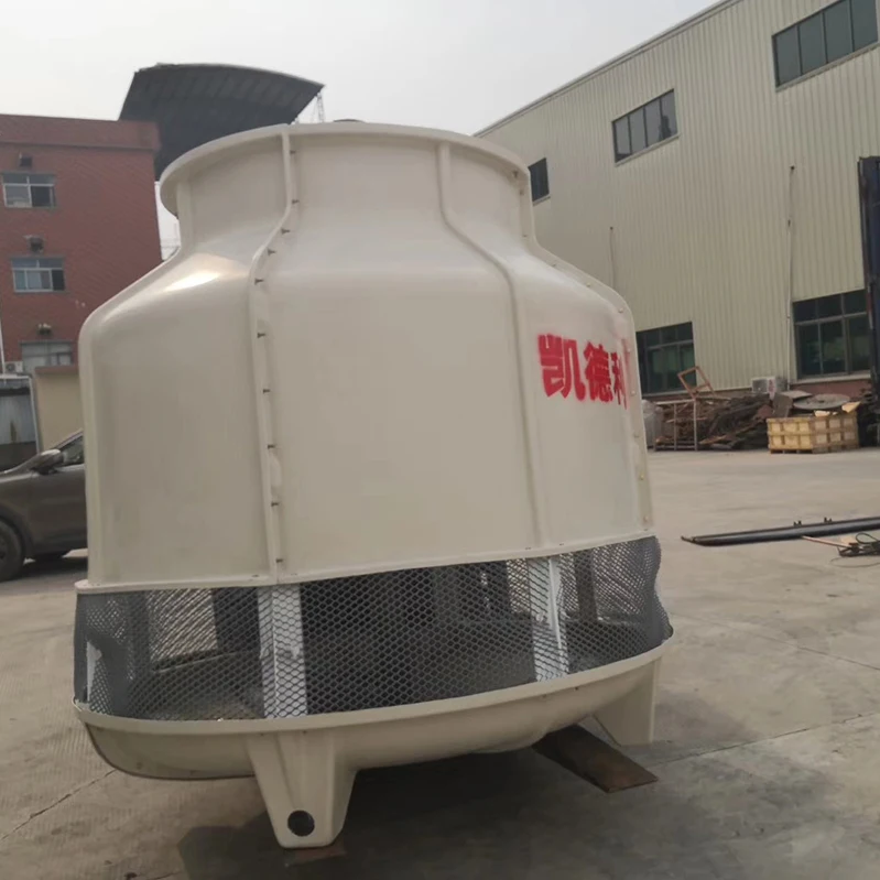 100ton High Temperature Round Counter Flow Small Water Cooling Tower Infill For Chiller