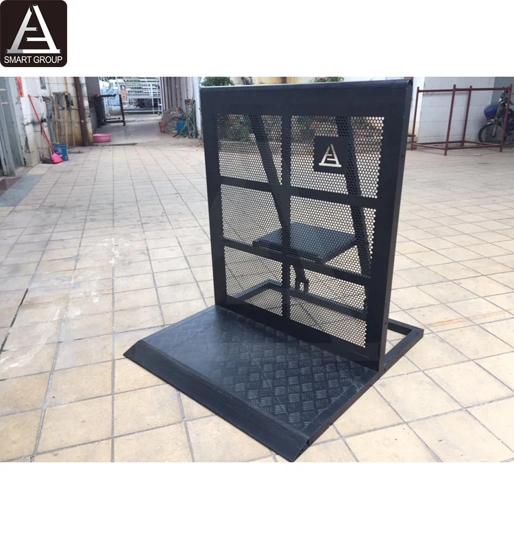 Temporary metal crowd control Aluminumbarrier for Trade Show Event Concert