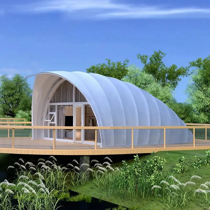 Large Luxury Customized Event  Hot Selling New Design Sea Shell Camping Snail Tents Luxury Safari Resort Glamping Hotel Tent