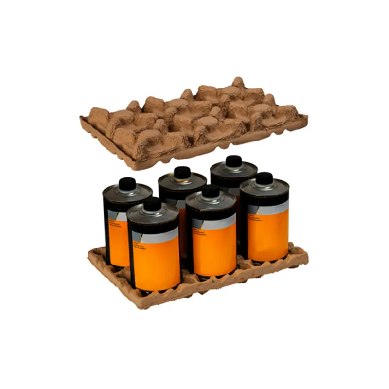 Top Quality 100% Eco-friendly Recyclable Biodegradable Protective Customized Chemical Pulp Tray