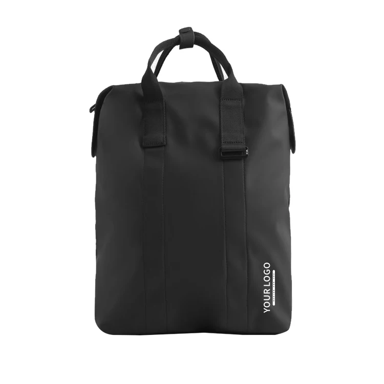 Custom Polyester Unisex Travel Rolltop Backpack Men Laptop Rolling Bag Convertible Casual Roll Top Waterpoof Backpack