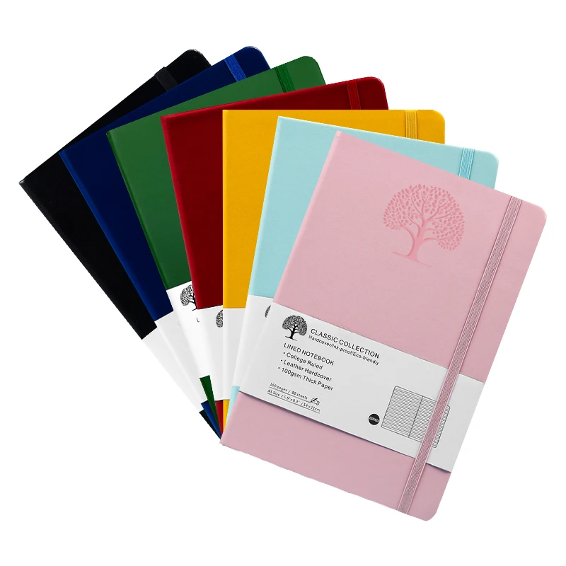 Printed Custom  Dairy Journal  A5 Notebook Meeting Luxury Business  Vintage Custom  Pu Leather For School