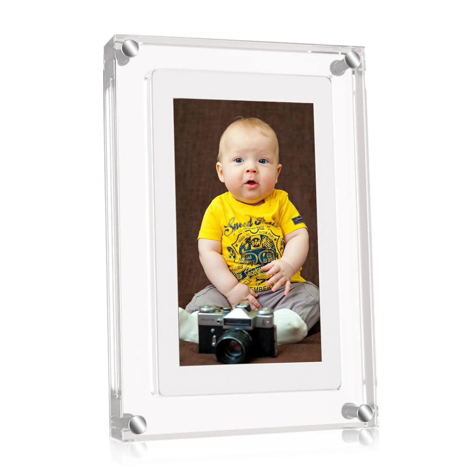 Factory Wholesale Customized 11' WiFi Digital Video Photo Frame With Motion Video And Photo Clear Acrylic Digital Photo Frame