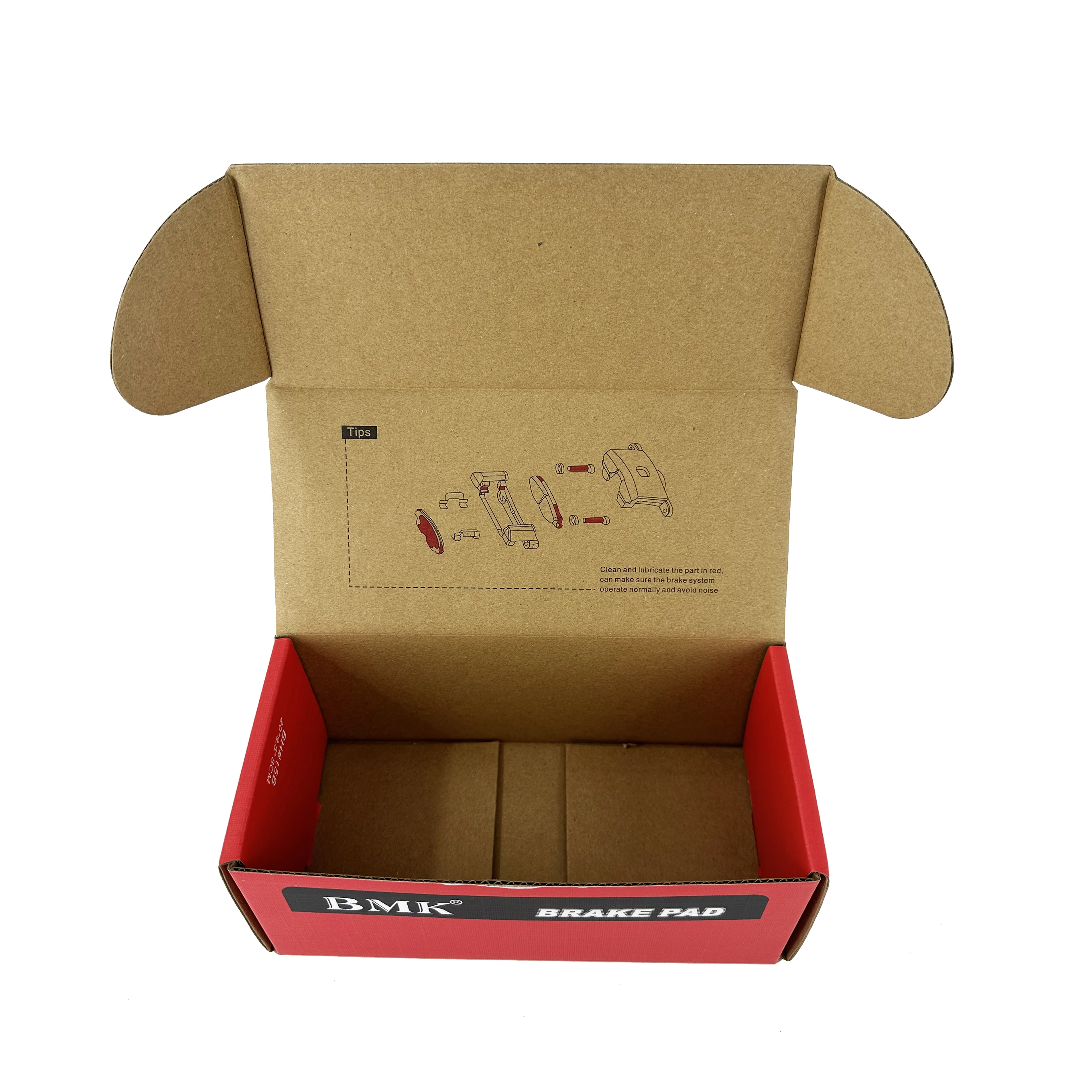 C23 Custom Printing Red Deep High Shipping Boxes Place Finer Tool Packaging Hard Quality Mailing Box Corrugated Box