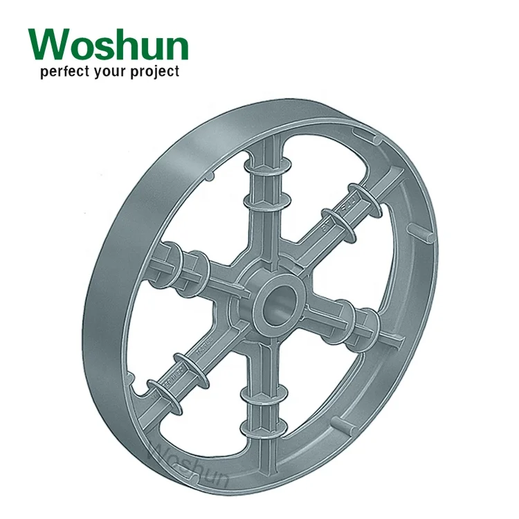 2022 Premium Quality Construction Concrete Plastic Round Wheel Rebar Spacer