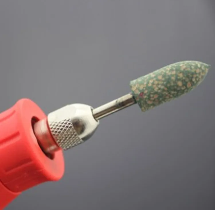 1/8 oval shape Sesame Rubber Elastic Sponge mounted stone Grinding Head for Metalworking Finish Polish rotary tool buffing