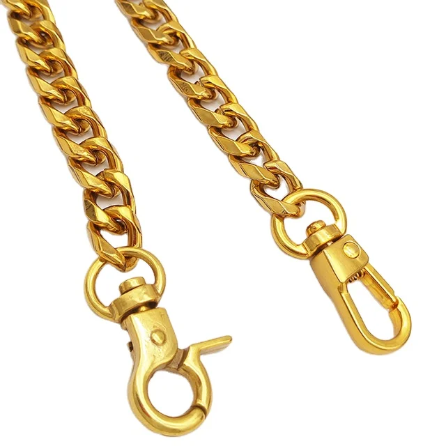 Bag chain strap non-fading metal shoulder strap shoulder slung chain detachable strap