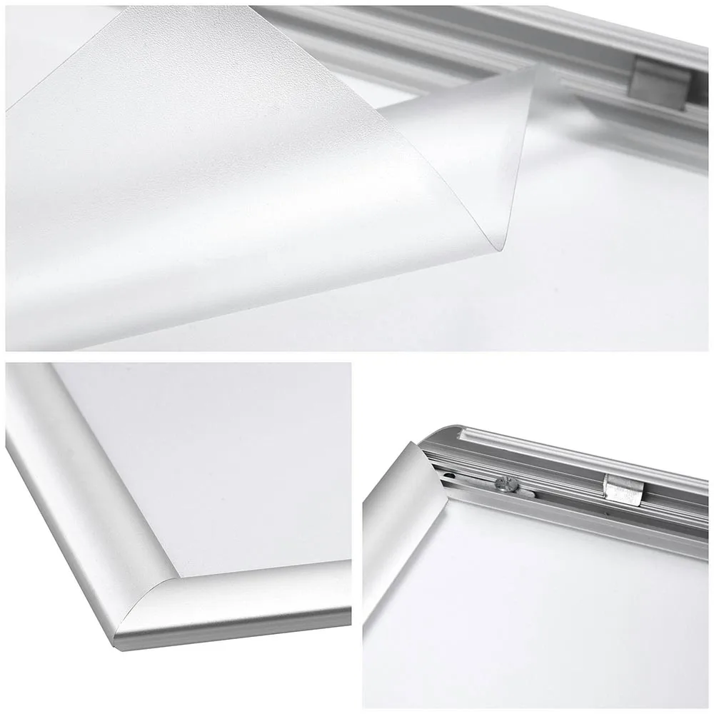 High Quality  Photo Metal 21aluminum White Frames Moving Picture Aluminum Alloy Picture Frame Lines Frame Creation