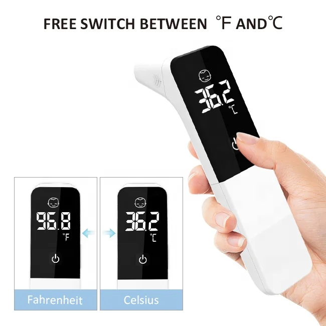 
High-quality Digital Thermometer Forehead Non Contact Body Electronic Baby Infrared Thermometer 