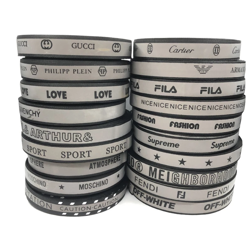 pu coated fluorescent reflective nylon webbing ribbons tape for pet dog collar leash and horse racing bridle harness