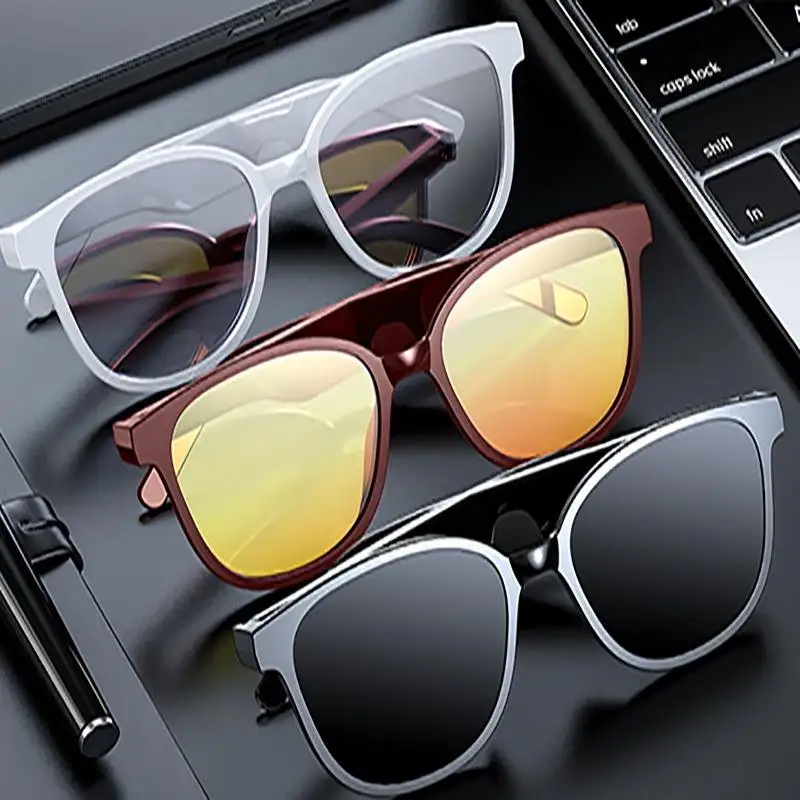 2023 New Style Wireless High Quality Loudspeaker Eye Bluetooth Sun Glasses Outdoor Sunglasses Audio Music Smart Sunglasses