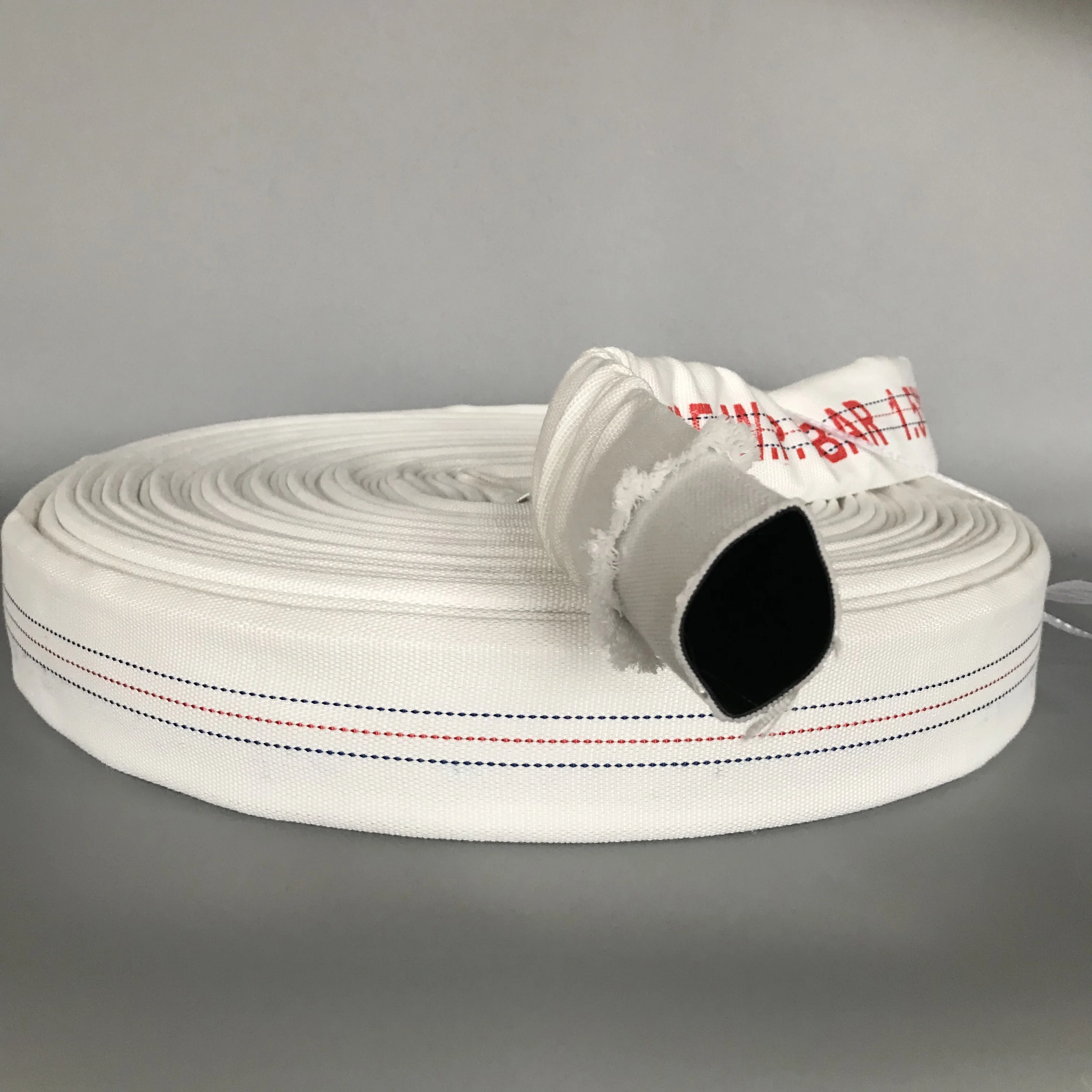 
Canvas Hose Pipe PVC/ PU lined 2INCH/3INCH/2.5INCH Fire Hose Double jacket Fire Fighting Hose 