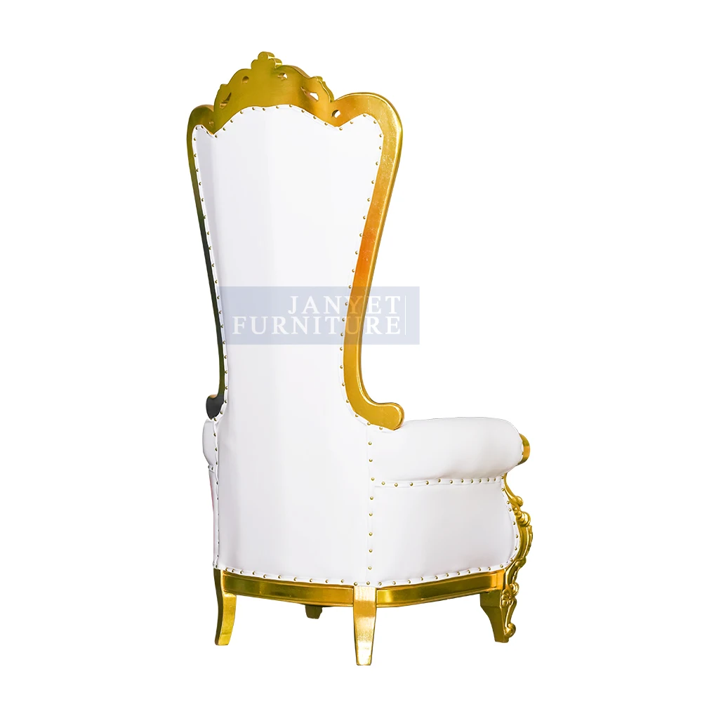 Luxury Royal Gold Wedding King Throne Chair