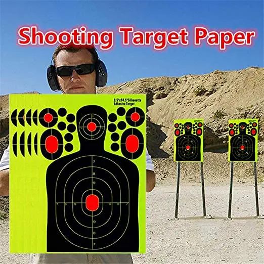Corrugated plastic shooting target custom design color size