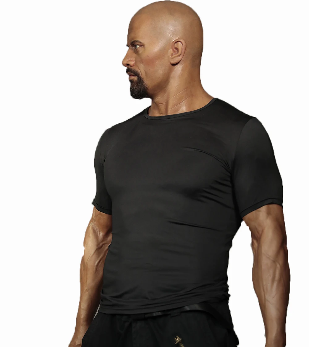 Custom Make Muscle Man Celebrity Life Size Silicone Wax Statue