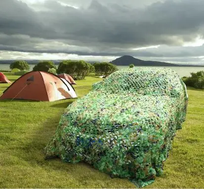 Woodland camouflage net camo car cover 2.5m x 6m