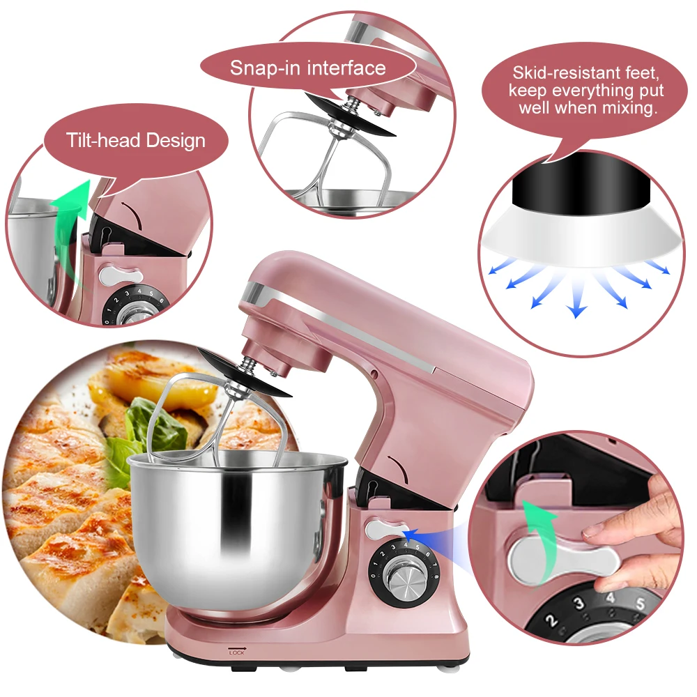 Home Kitchen Appliances 8 Speeds Flour Dough Cake Eggs Beaters Handmixers Electric Hand Held Food Mixers