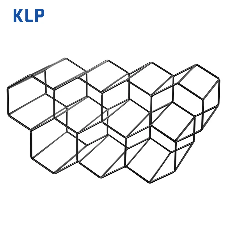 KLP нержавеющая сталь Креативный дизайн 7 стойка для винных бутылок автономный современный металлический