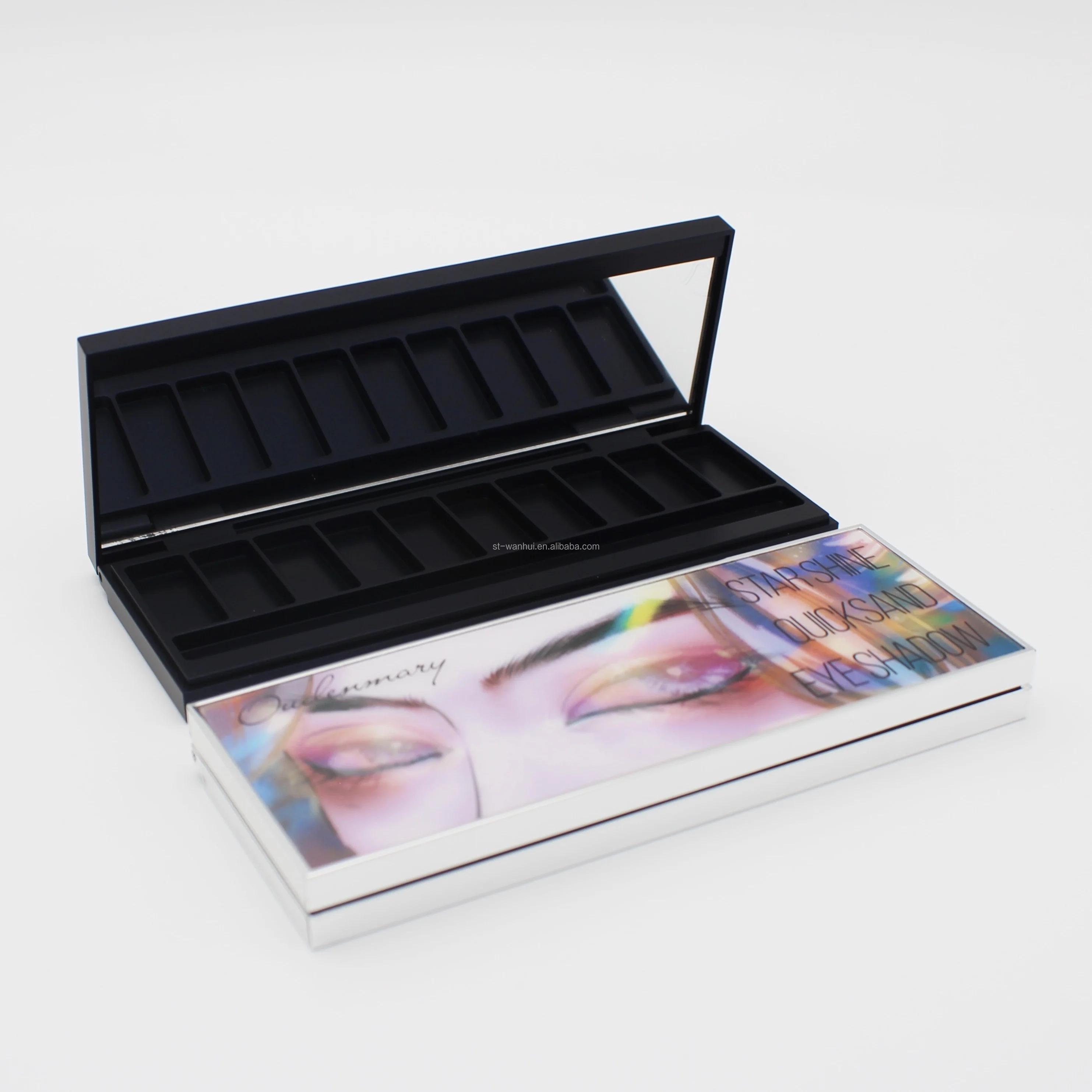 High End Quality Custom 10 Color Empty Eyeshadow Palette for Private Label