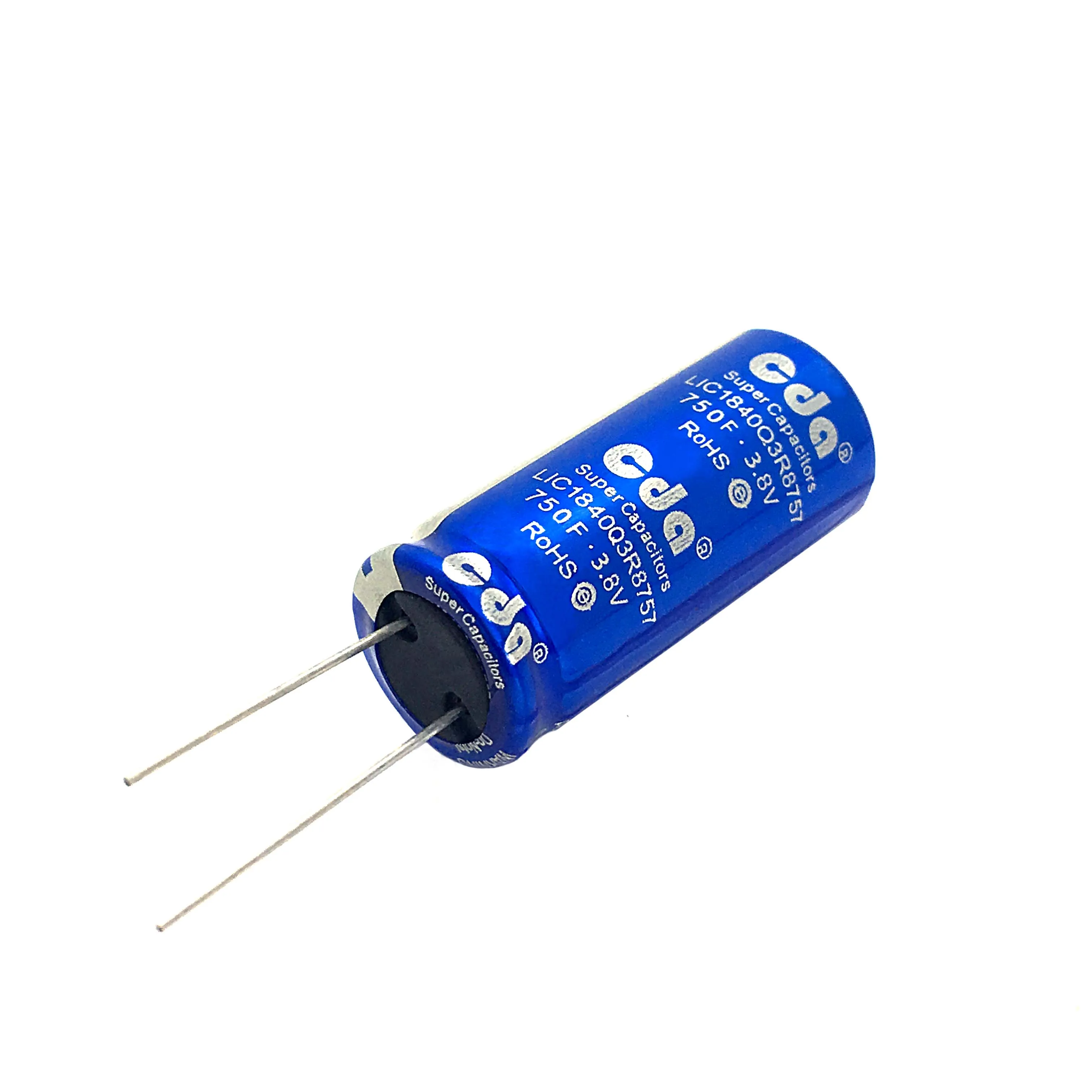 CDA LIC Super Capacitor battery LIC1840Q3R8757 3.8V 750F Capacitors High Operating Voltage Super Large Capacity Lithium Ion