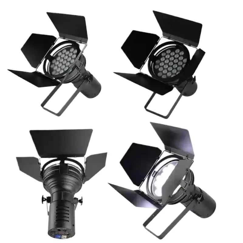 NEW Fast Shipping MJ 310W Warm White Cold White Par Light DMX LED Car Exhibition Light With Barndoors For Auto Show