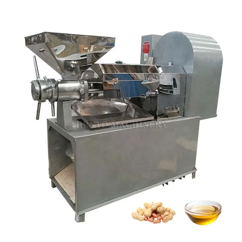 Energy Saving Pumpkin Seed Oil Extraction Machine / Stainless Steel Oil Press Machine / Sunflower Oil India Press