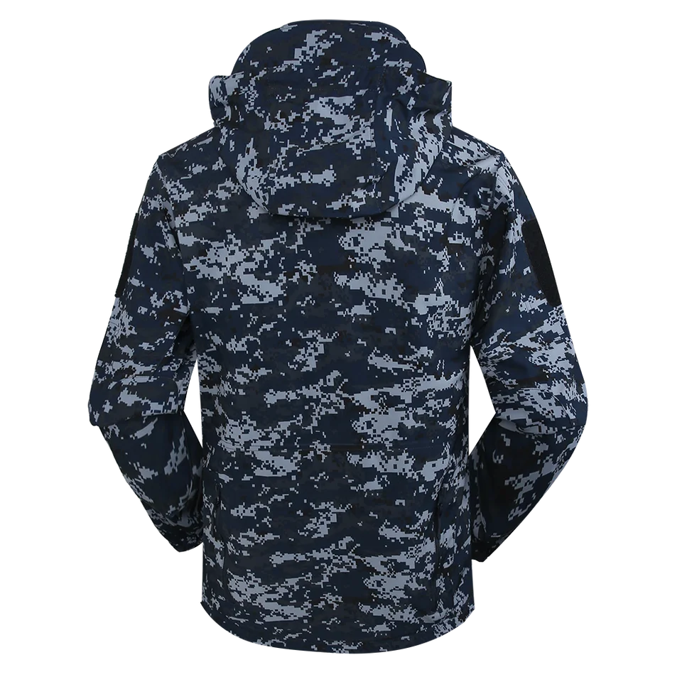 HNXX winter windproof softshell hunting clothes camouflage jacket men