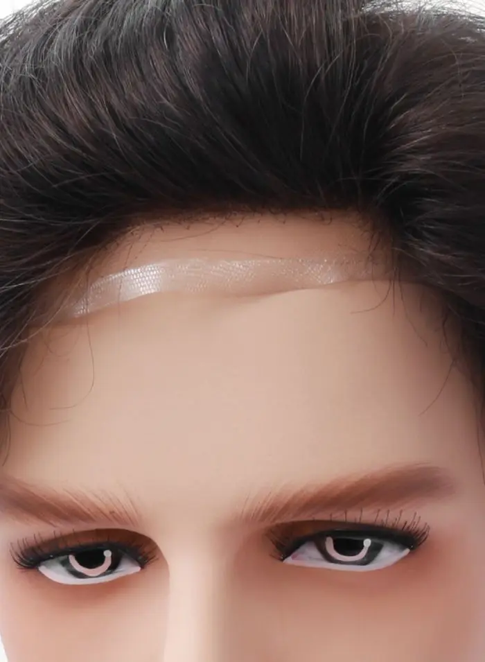 Human Hair Men Lace Toupeec Super Fine Mono Hair System High Quality and Durable Lace Toupee Virgin Remy Indian for Men 1 Pc