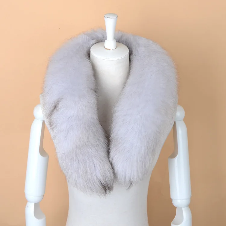 Tail fur scarf for men and women winter warm fur shawl manufacturers