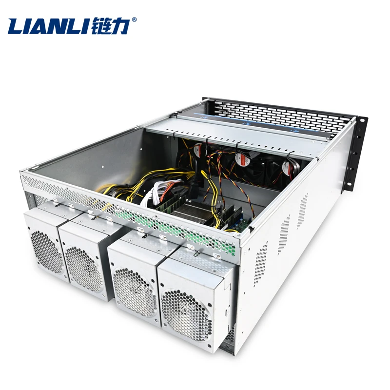 LIANLI Aleo case server X98 X99 E5 IDC Data Center for Aleo home  RTX 3060 3070 3080 GPU E5 2696 2698 2699 v4