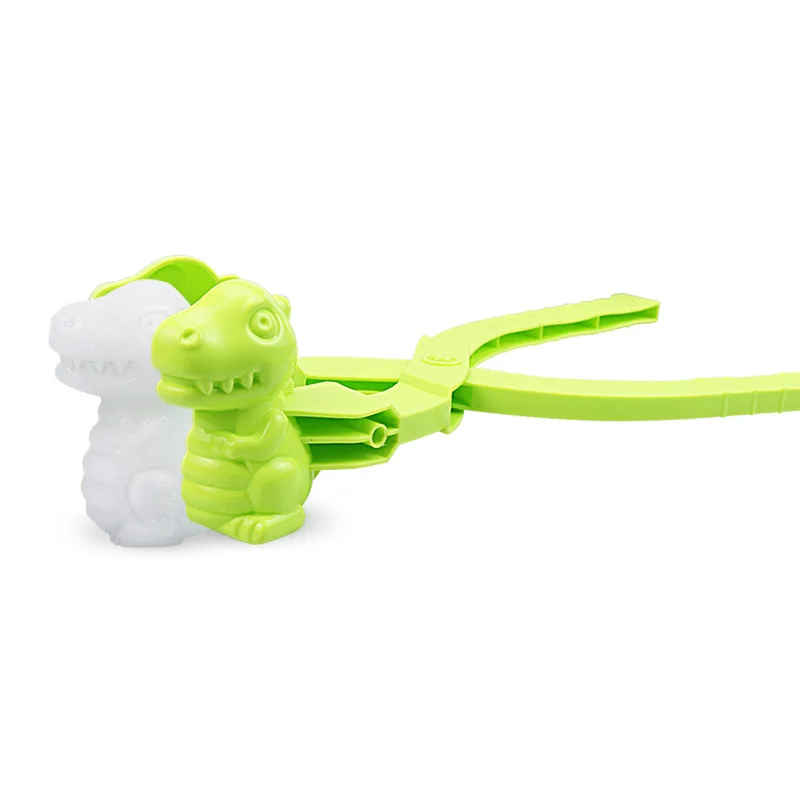 BIG SIZE DINOSAUR  MODEL SNOWBALL  FIGHT CLIP OUTDOOR SNOW BALL MAKER CLIPS WINTER SNOWBALL CLIP