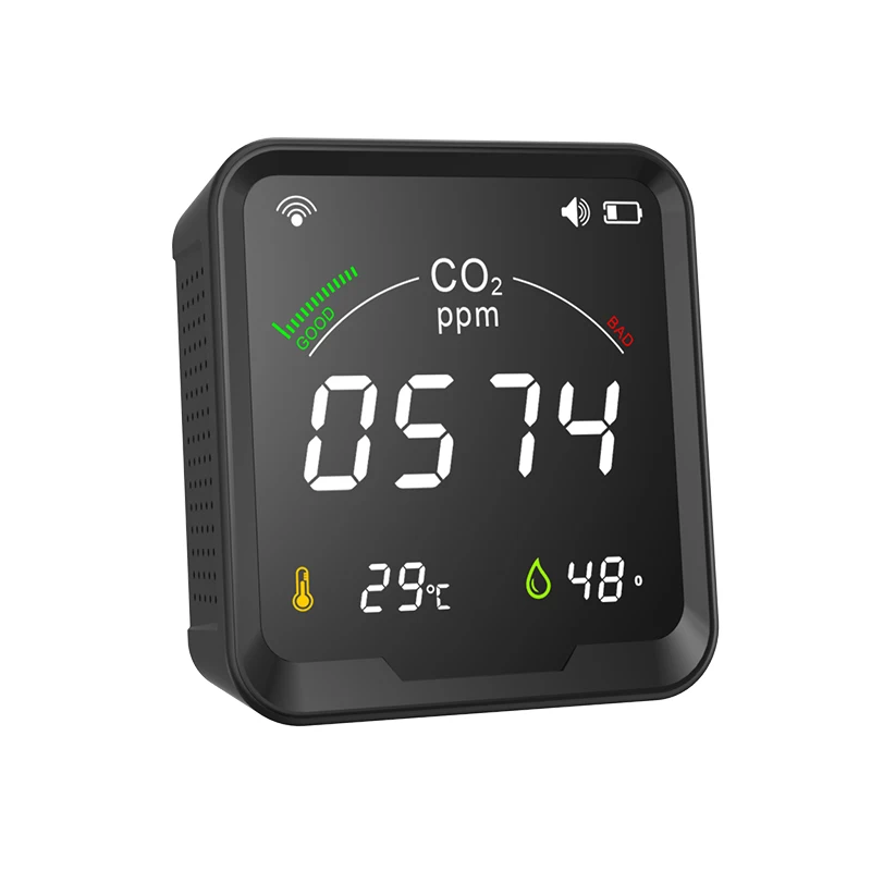 Интеллектуальный домашний измеритель co2 портативный с Wi-Fi цифровой для измерения