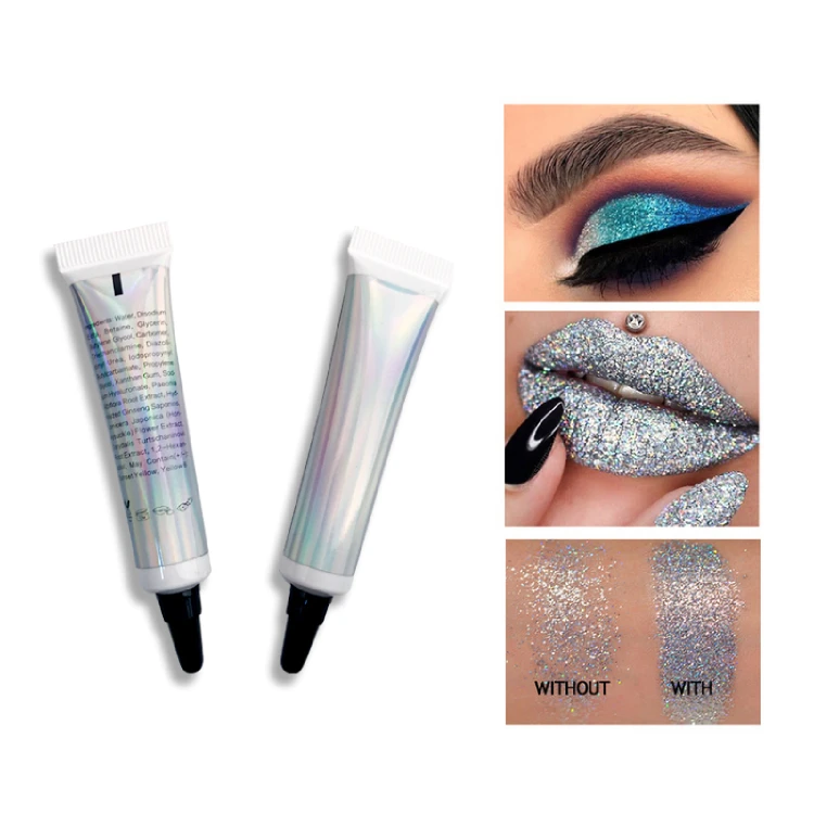 Long Lasting Shimmer Radiant Sequin Glitter Eyeshadow Gel Private Label Shining Dazzlling Highlight Sparkle Eyeshadow Cream