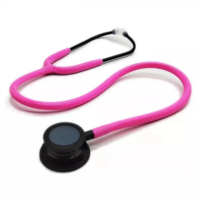 custom black stetoscop medical stethoscope cardiology estetoscopio