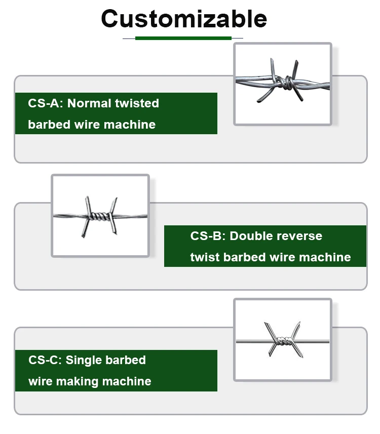 Factory price automatic galvanized twisted barbed wire making machine